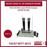 MICRO SANS FIL DE MARQUE  SHURE  | Dealito.ci