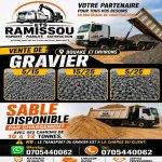 GRAVIER ET SABLE ( MATÉRIAUX DE CONSTRUCTION) | Dealito.ci